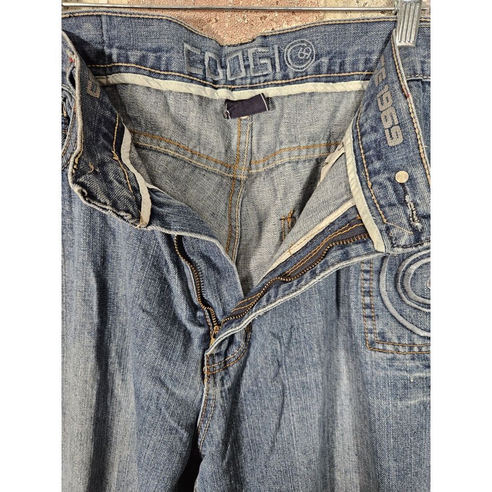 Coogi Australia Men's C69 Embroidered‎  Baggy Jeans 38x32 - Picture 7 of 15